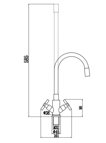 Смеситель для мойки Fmark (FS8442H-01)