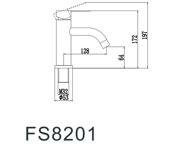 Смеситель для умывальника Fmark (FS8201H)
