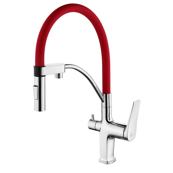 Смеситель для кухни Lemark Comfort (LM3074C-Red)