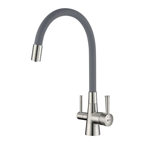 Смеситель для кухни Lemark Comfort с подключением к фильтру с питьевой водой (LM3075BN)