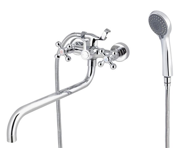 Смеситель для ванны с душем KAISER Carlson Lux (11155)