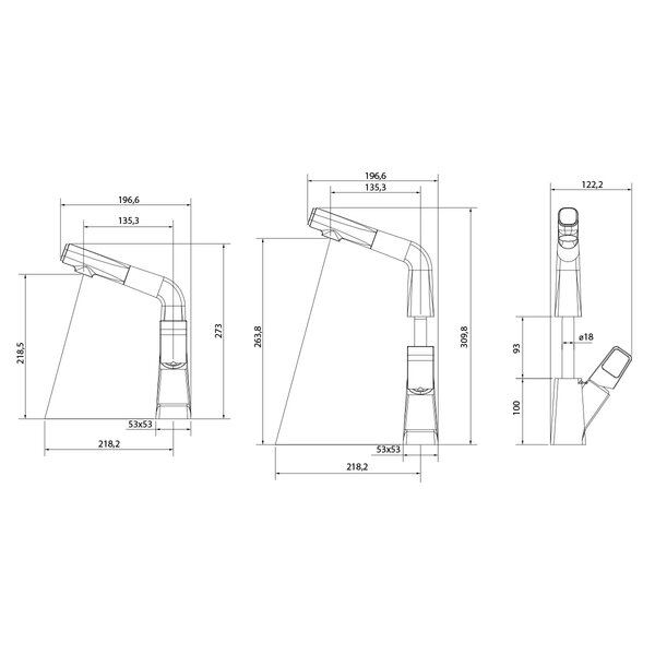 Смеситель для кухни Lemark Soul (LM6008BR)