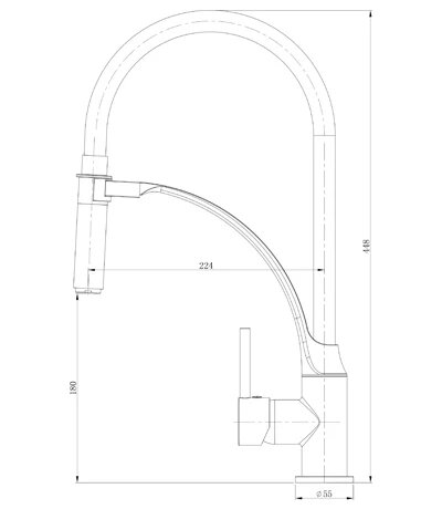 Смеситель для кухонной мойки Lemark Soul (LM6007C)