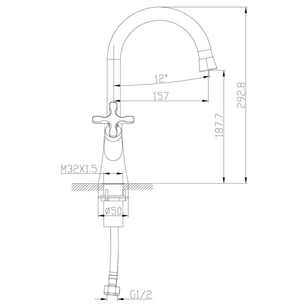 Смеситель для раковины Lemark Duetto (LM5706C)