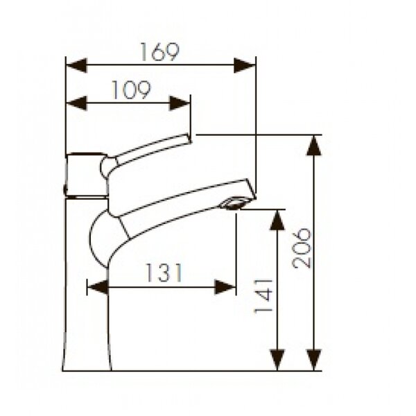 Смеситель для раковины  KAISER Stick (49111)