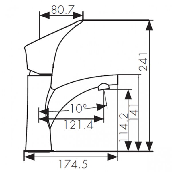 Смеситель для раковины KAISER Calla (71011)