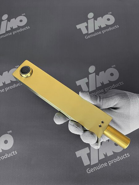 Смеситель для раковины встроенный Timo Briana (7171/17SM) золото матовое