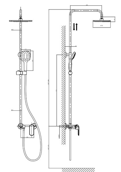 Душевая стойка D&K Venice Gondola (DA1023701B14)
