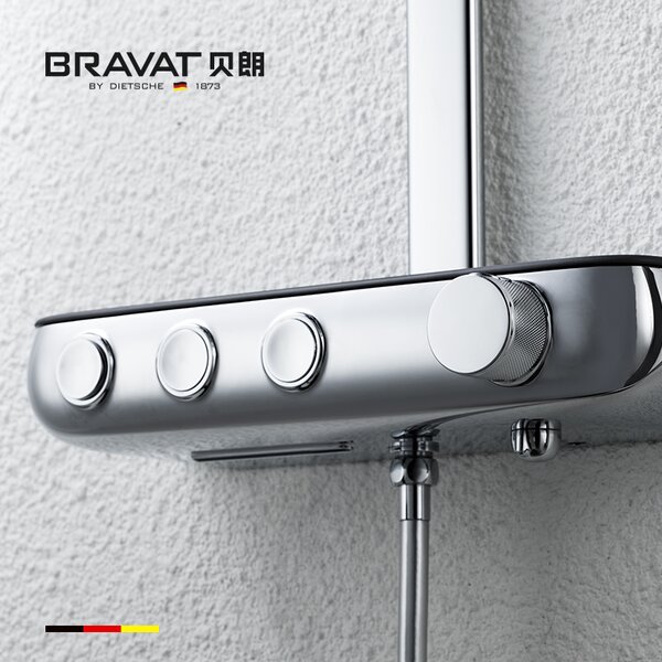 Душевая колонна с термостатом Bravat Cobble (F6389423CP-A1-ENG)