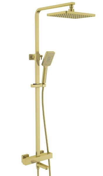 Душевая система с термостатом Timo Tetra-thermo (SX-0169/17) золото матовое