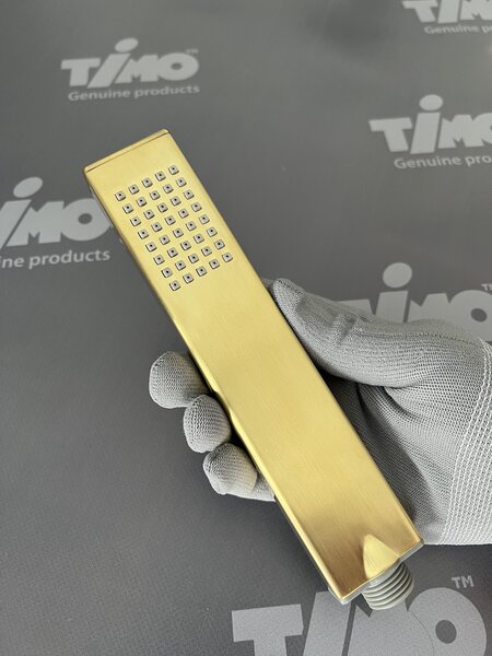 Душевая система встроенная с термостатом Timo Petruma (SX-5029/17SM) золото матовое