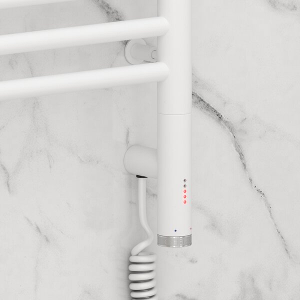 Полотенцесушитель электрический Сунержа Богема 3.0 прямая 1000х500  МЭМ правый цвет Матовый белый