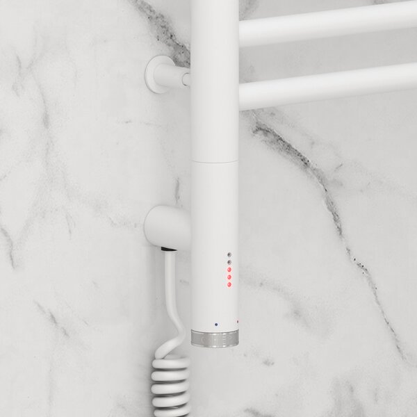 Полотенцесушитель электрический Сунержа Богема с полкой 3.0 500х400 / МЭМ левый цвет Матовый белый