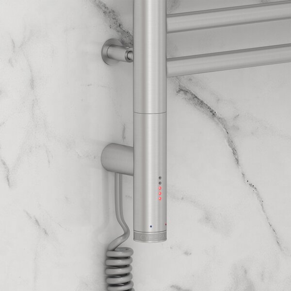 Полотенцесушитель электрический Сунержа Богема с полкой 3.0 600х500 / МЭМ левый цвет Сатин