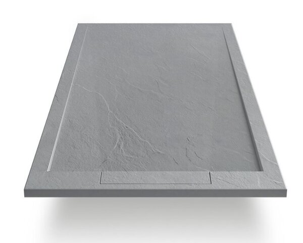 Поддон для душа из искусственного камня Vincea VST-4SRL8010G,1000*800*25, серый