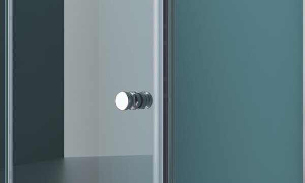 Душевой уголок BelBagno ALBANO-ASH-1-100/80-C-Cr, стекло Прозрачное