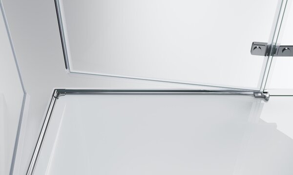 Душевой уголок BelBagno KRAFT-AH-22-100/80-C-Cr-R, стекло Прозрачное