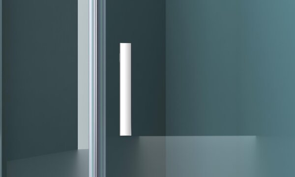 Душевой уголок BelBagno KRAFT-P-1-100-C-Cr-L, стекло Прозрачное