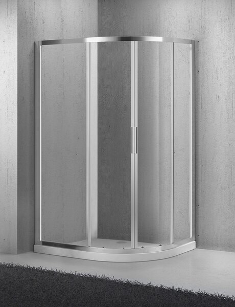 Душевой уголок BelBagno SELA-RH-2-100/80-C-Cr, стекло Прозрачное