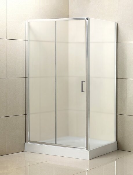 Душевой уголок BelBagno UNO-AH-1-120/100-M-Cr, стекло Матовое
