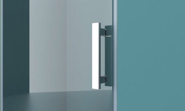 Душевая дверь BelBagno KRAFT-B-12-60/20-C-Cr-R, стекло прозрачное, регулировка 78,5-80 см
