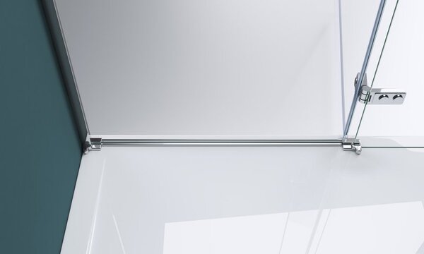 Душевая дверь BelBagno KRAFT-B-12-60/20-C-Cr-R, стекло прозрачное, регулировка 78,5-80 см