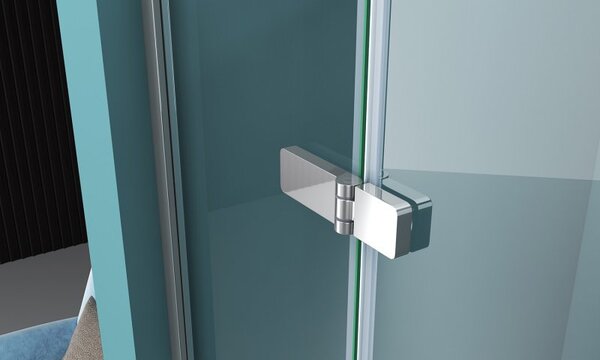 Душевая дверь BelBagno KRAFT-B-12-60/20-C-Cr-R, стекло прозрачное, регулировка 78,5-80 см
