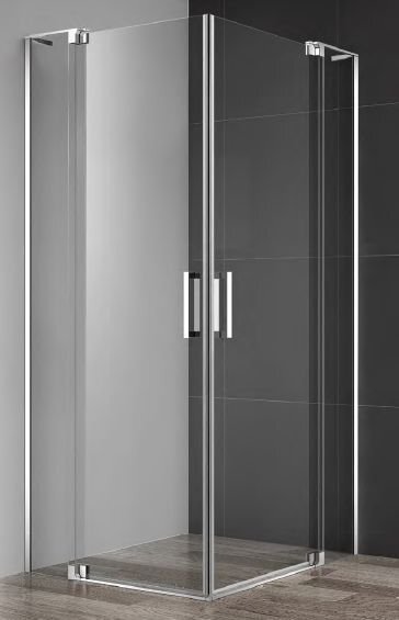 Душевой уголок CEZARES SLIDER-A-2-80/90-C-Cr профиль хром, стекло прозрачное 80-90x80-90 см