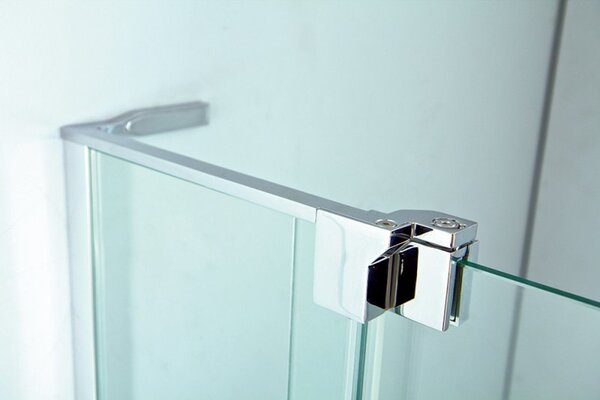 Душевой уголок CEZARES SLIDER-AH-2-70/80-90/100-BR-NERO профиль черный, стекло тонированное 70-80x90-100 см