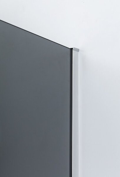 Душевой уголок CEZARES SLIDER-AH-2-80/90-100/110-GRIGIO-Cr профиль хром, стекло тонированное 80-90x100-110 см