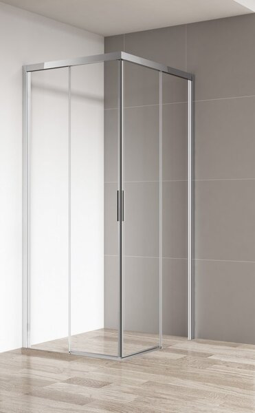 Душевой уголок Cezares COMFORT-A-2-90-C-Cr, стекло прозрачное