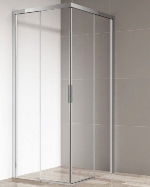Душевой уголок Cezares COMFORT-A-2-100-C-Cr, стекло прозрачное