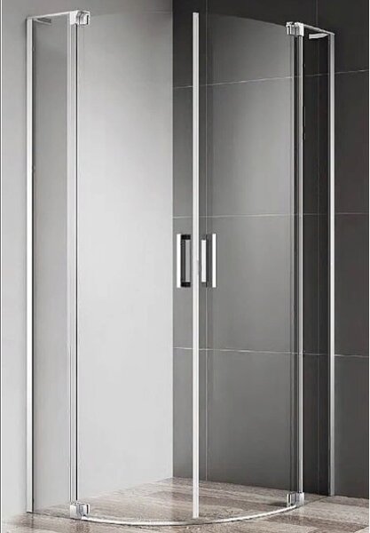 Душевой уголок CEZARES SLIDER-R-2-90/100-C-Cr профиль хром, стекло прозрачное 90-100x90-100 см