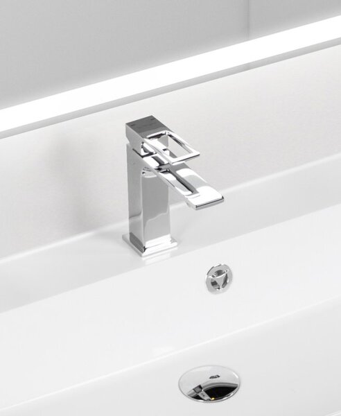 Смеситель для раковины без донного клапана BELBAGNO LUCE LUC-LVM