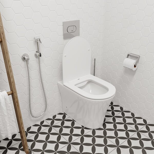 Унитаз ADIGE F напольный безободковый Cerutti SPA CT8907