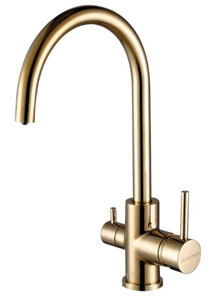 Смеситель для кухни Paulmark Essen Es213211-G цвет золото