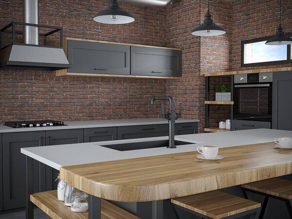 Смеситель для кухни Paulmark Loft Lo226006-401 цвет антрацит