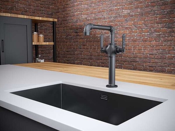 Смеситель для кухни Paulmark Loft Lo226006-401 цвет антрацит
