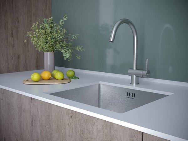 Смеситель для кухни Paulmark Bend Be212066-SS цвет нержавеющая сталь