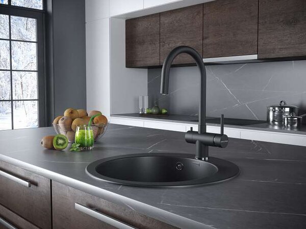 Смеситель для кухни Paulmark Heller He213218-401 цвет антрацит