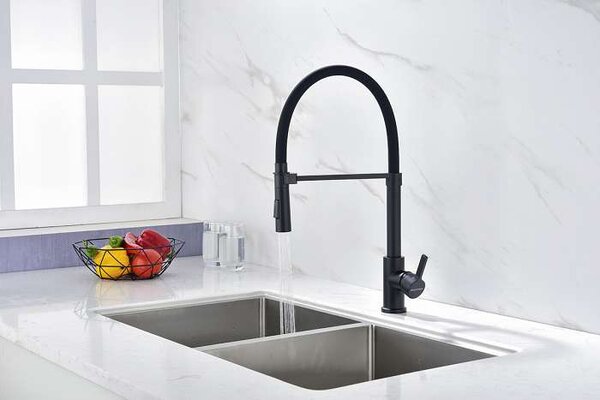 Смеситель для кухни Paulmark Halt Ha214021-401 цвет антрацит
