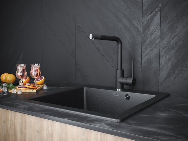 Смеситель для кухни Paulmark Honner Ho212018-401TB цвет антрацит