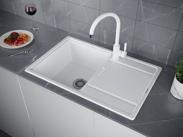 Смеситель для кухни Paulmark Holstein Ho212063-431 цвет белый
