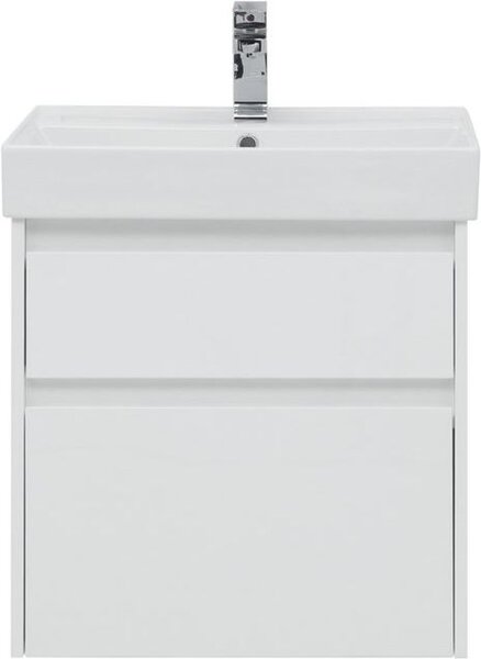 Тумба с раковиной Aquanet Nova Lite 60 белый (2 ящика)