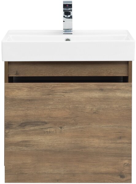 Тумба с раковиной Aquanet Nova Lite 60 дуб рустикальный (1 ящик)