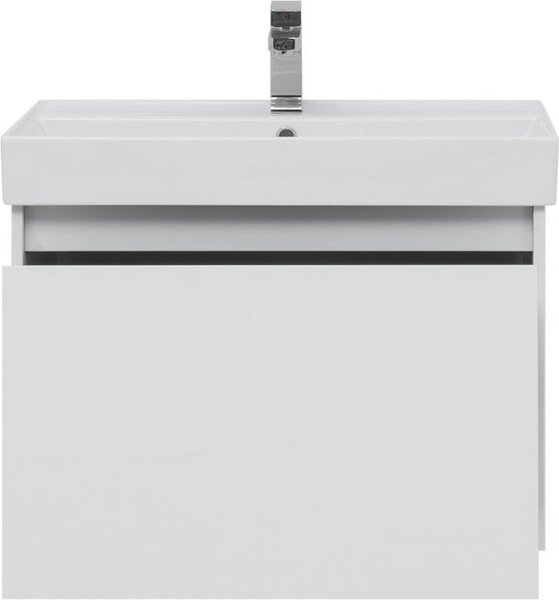 Тумба с раковиной Aquanet Nova Lite 75 белый (1 ящик)