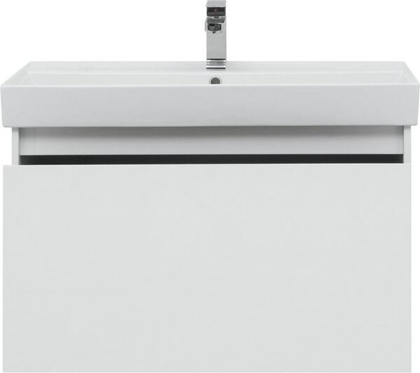 Тумба с раковиной Aquanet Nova Lite 90 белый (1 ящик)