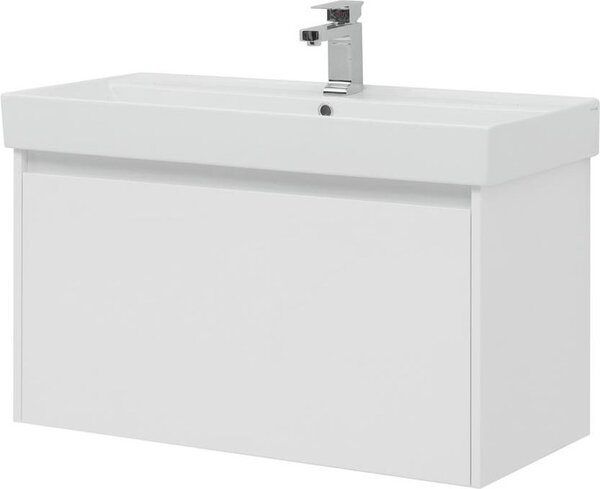 Тумба с раковиной Aquanet Nova Lite 90 белый (1 ящик)