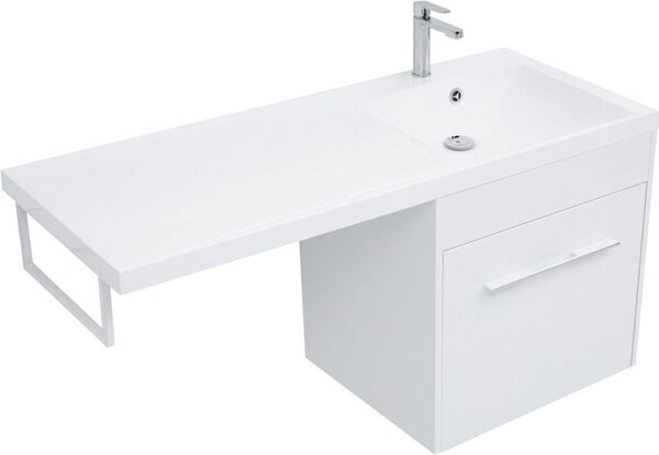 Тумба с раковиной Aquanet Августа 120 R белый