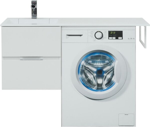 Тумба с раковиной Aquanet Алвита 120 L белый
